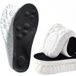 4D Cloud Soles Memory Foam Insoles for Men/Women - Arch Support Shoe Inserts with Acupressure Massage Foot Pain Relief & Fatigue Reduction for Sports/Running(US-Unisex-9-10)