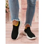 Womens Slip on Walking Shoes Lightweight Breathable Comfort Sock Shoe Non-Slip Tennis Running Sneakers