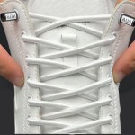 Generic Elastic No-Tie Shoe Laces (White, 2 Pair)
