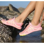 Generic Barefoot Shoes for Women & Men, Wide Toe Box, Breathable, Quick-Dry, Aqua Sports, Beach, River, Athletic, Swim, Surf, Pool, Diving, Hiking, Walking, Pink, US Women's Sizes