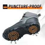 Waterproof Steel Toe Boots for Men Wide Width Slip Resistant Work Shoes Lightweight Non Slip Safety Sneakers Construction Composite Toe Working Footwear